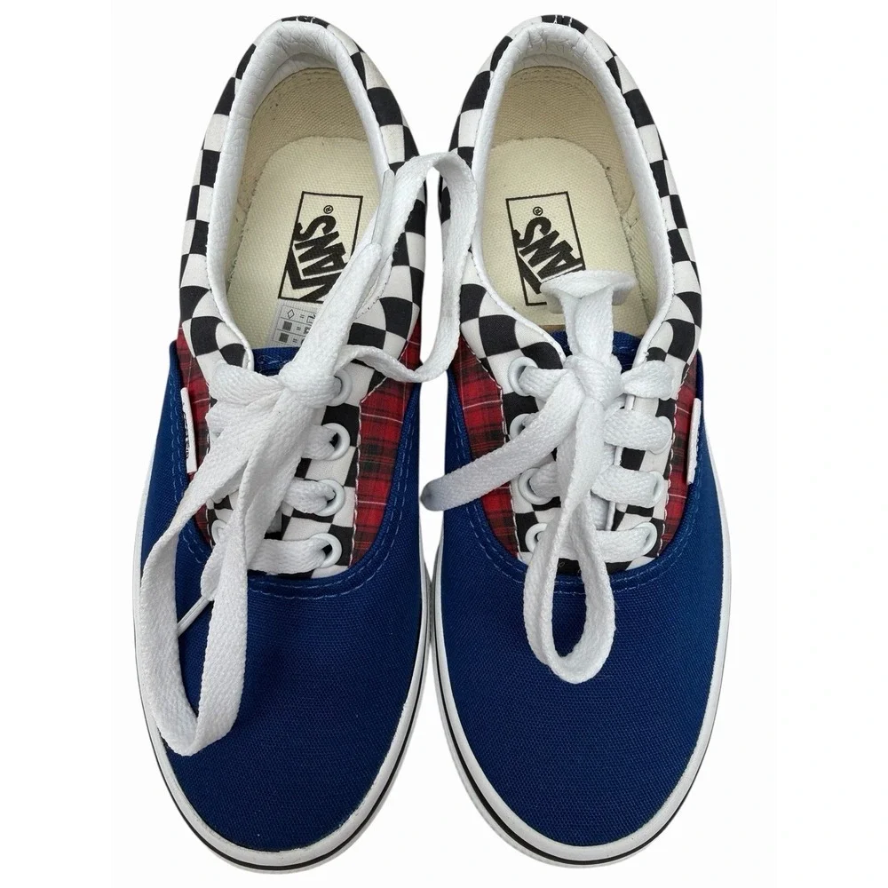 Youth Vans‎ ERA Skate Shoes NIB! Kids Sz- 1 Plaid Checkerboard VN0A38H8V3G